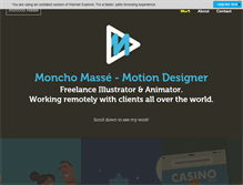 Tablet Screenshot of monchomasse.com